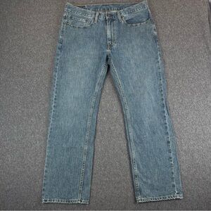Levis Jeans Mens 34x30 Blue 559 Straight Leg Medium Wash